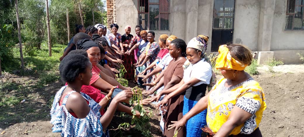 Open Source Startups: Empowering Communities with Innovation 1 Dsitributing and planting of OFSP Vines